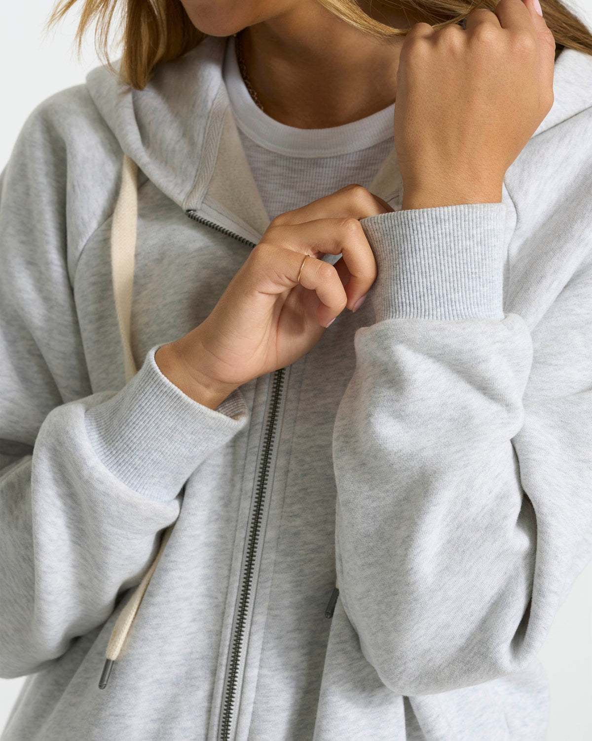 Restore Hoodie | Pale Grey Heather