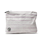 ALOHA-Mid Pouch | Platinum Shibori Stripe