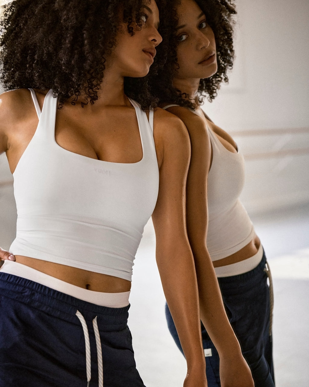 Vuori AllTheForm™ Logo Tank | White