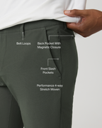 Aim Trouser Athletic Slim Fit 30” | River Rock