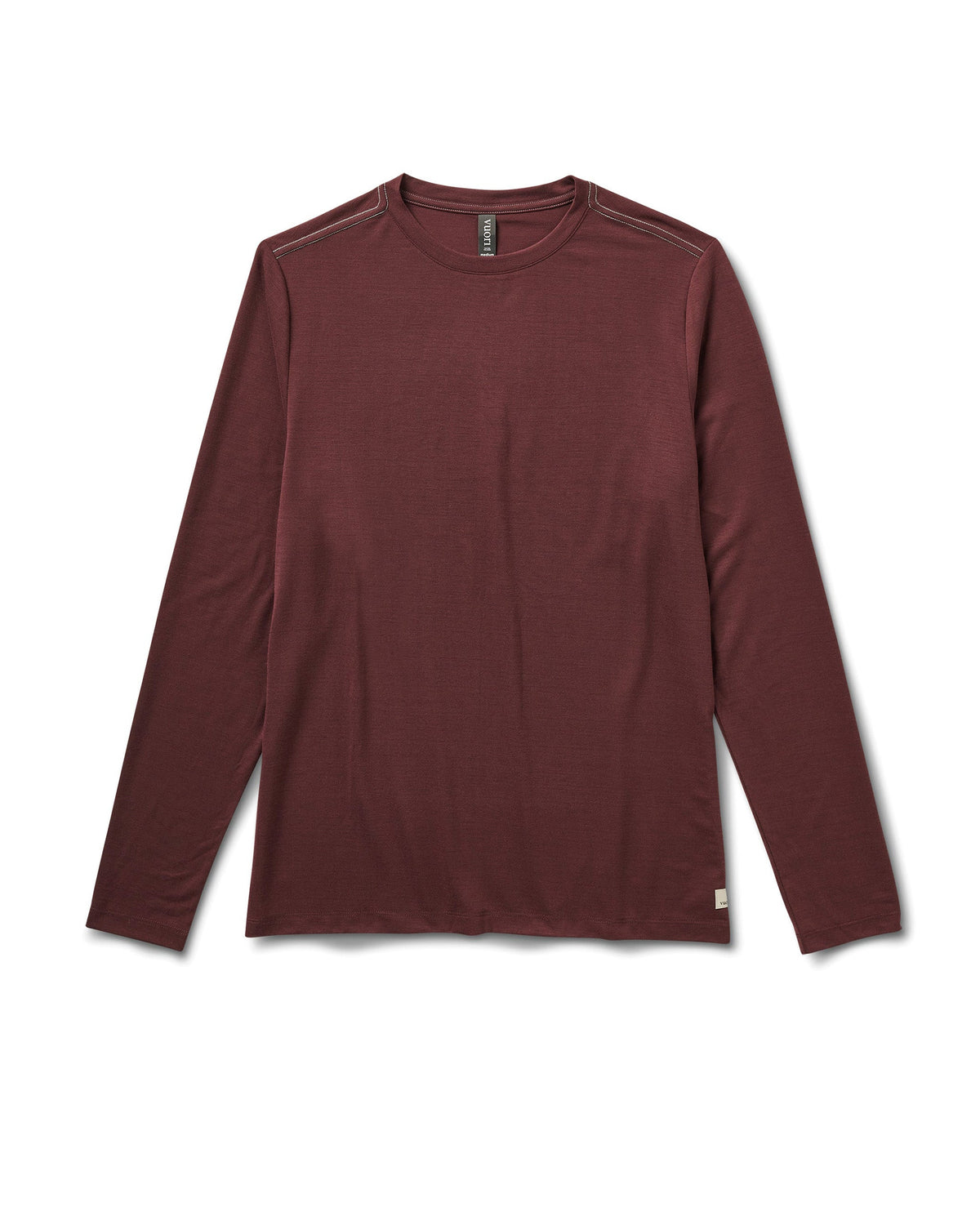Long Sleeve Current Tech Tee | Chestnut