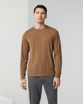 Long Sleeve Current Tech Tee | Pecan