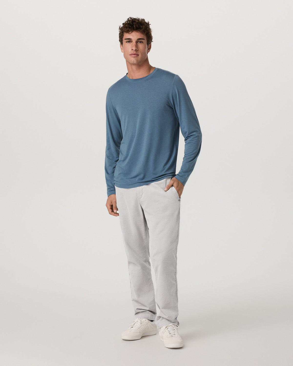 Long Sleeve Current Tech Tee | Pond