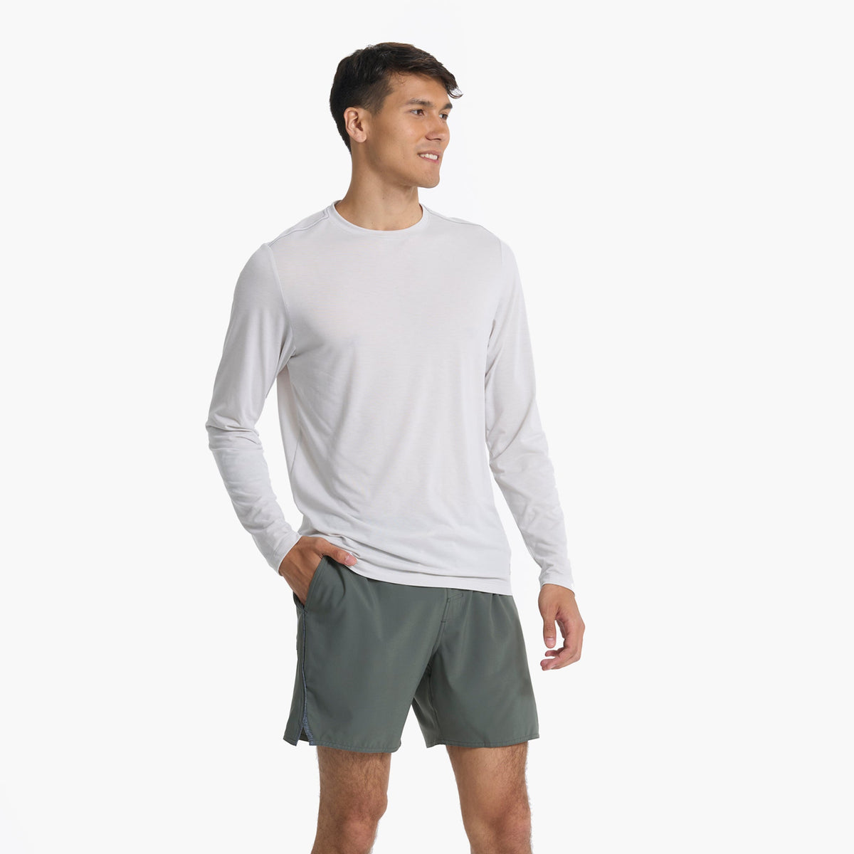 Long Sleeve Current Tech Tee | Salt