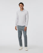 Long Sleeve Strato Tech Polo | Frost Grey Heather