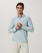 Long Sleeve Strato Tech Polo | Raindrop Heather