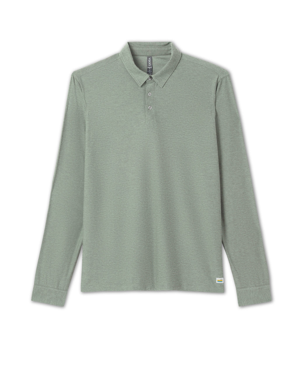 Long Sleeve Strato Tech Polo | Thyme Heather