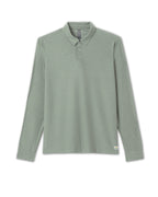 Long Sleeve Strato Tech Polo | Thyme Heather