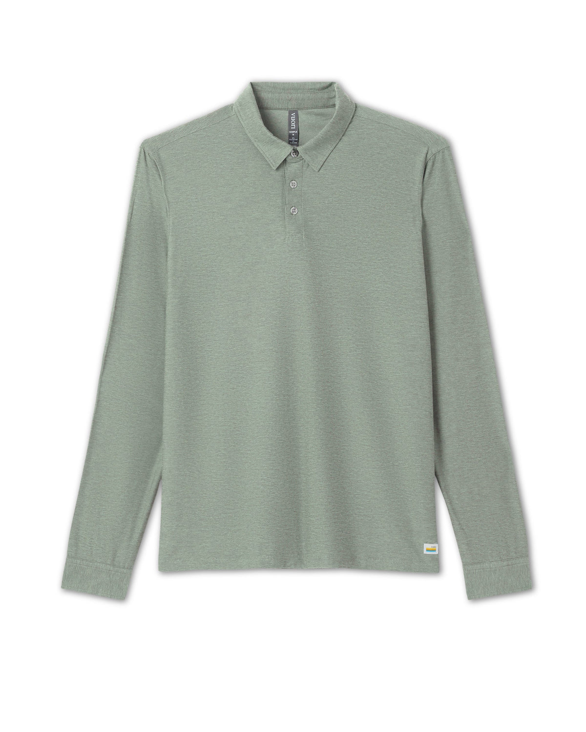 Long Sleeve Strato Tech Polo | Thyme Heather