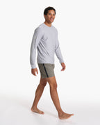 Long Sleeve Uluwatu 23 Water Tee | Platinum Heather