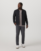 Long Sleeve Manhattan Button Down | Black