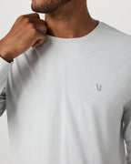 Long Sleeve Clearview Seamless Tee | Frost Grey