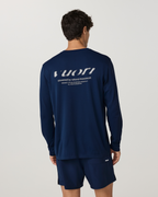 Long Sleeve Clearview Seamless Tee | Sapphire