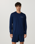 Long Sleeve Clearview Seamless Tee | Sapphire