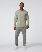 Long Sleeve Mens Feather Tee | Metal