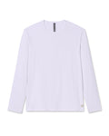 Long Sleeve Mens Feather Tee | White