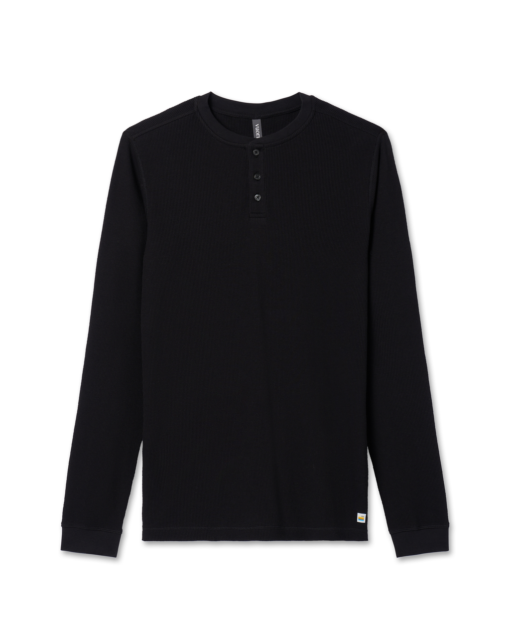 Waffle Henley | Black