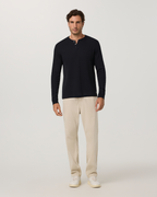 Waffle Henley | Black