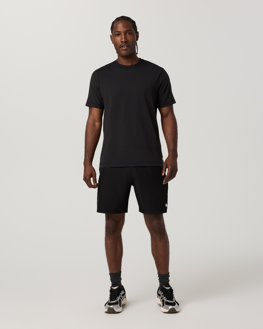 Short Sleeve Ponto Performance Tee | Solid Black