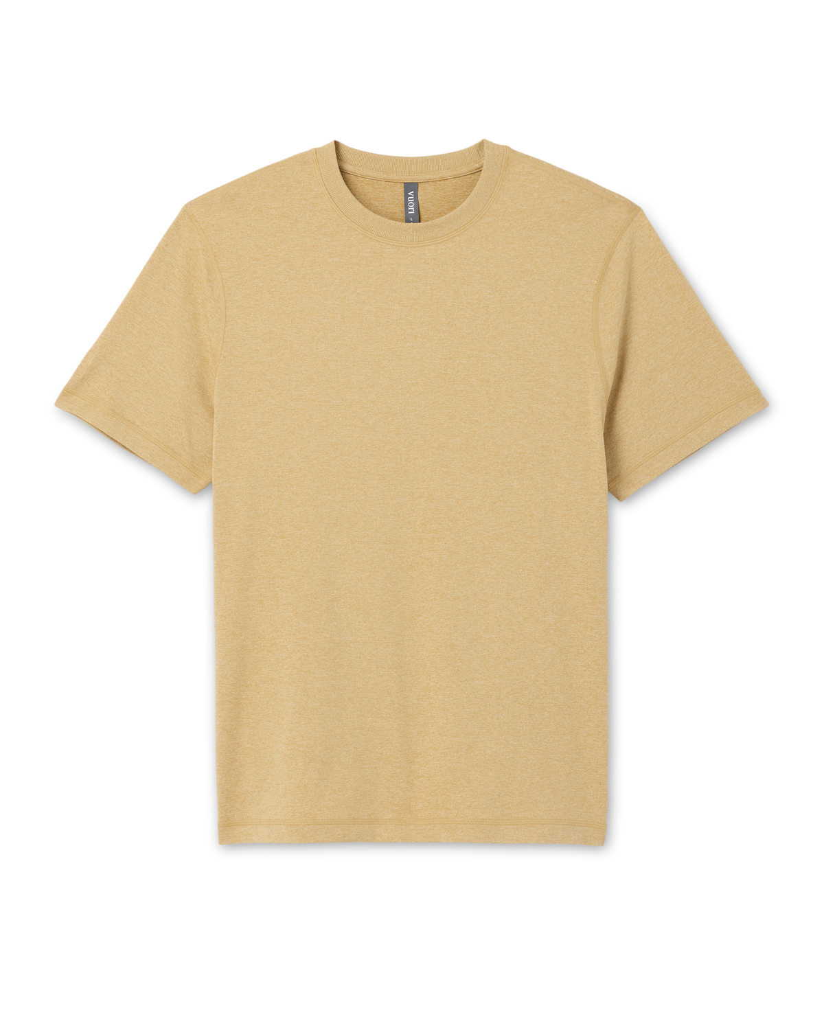 Short Sleeve Ponto Performance Tee | Golden Brown Heather