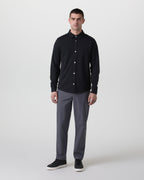 Long Sleeve North Beach Button Down | Black