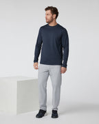 Long Sleeve Ponto Performance Tee | Midnight Heather