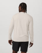 Long Sleeve Ponto Performance Tee | Oatmeal Heather