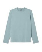 Long Sleeve Ponto Performance Tee | Misty Blue Heather