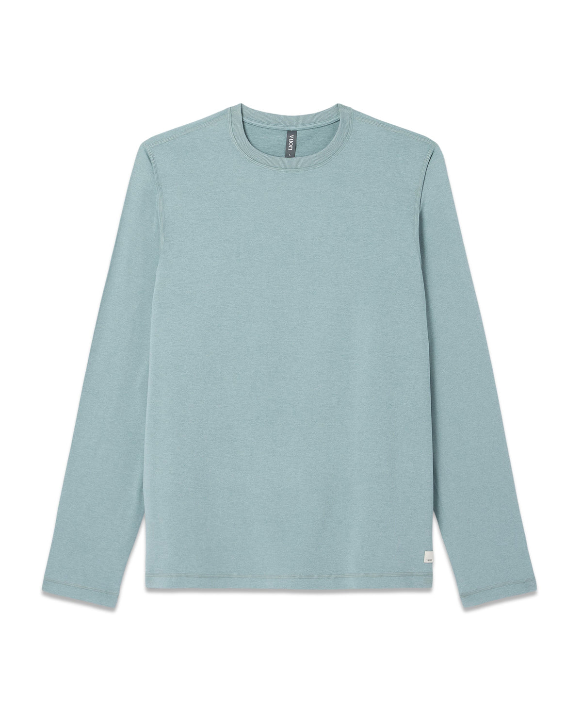 Long Sleeve Ponto Performance Tee | Misty Blue Heather