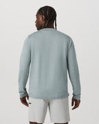 Long Sleeve Ponto Performance Tee | Misty Blue Heather