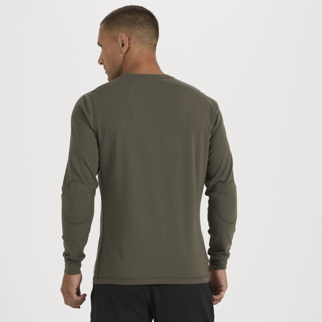 Long-Sleeve Ever Henley | Oregano
