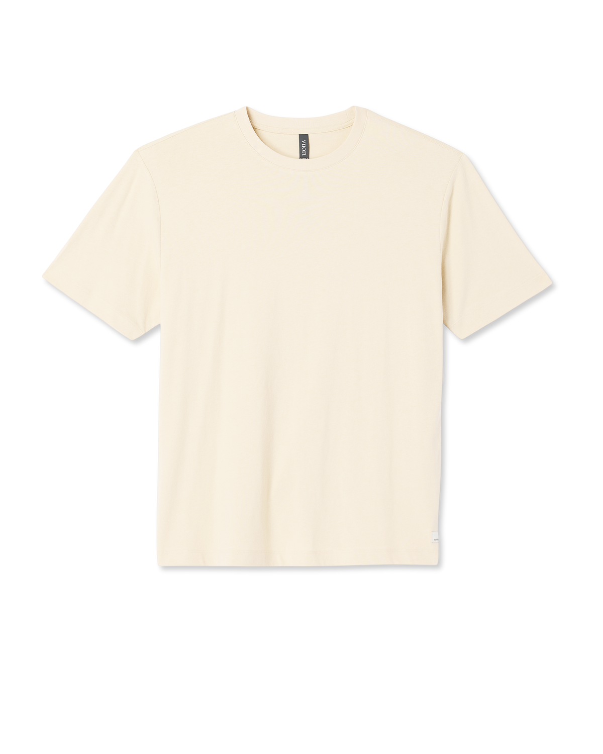 Short Sleeve Vuori Heavyweight Cotton Tee - Relaxed Fit | Buttermilk Heather