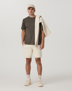 Short Sleeve Vuori Heavyweight Cotton Tee - Relaxed Fit | Oregano Garment Dye