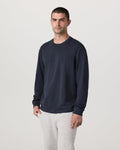 Long Sleeve Vuori Heavyweight Cotton Tee - Relaxed Fit | Navy
