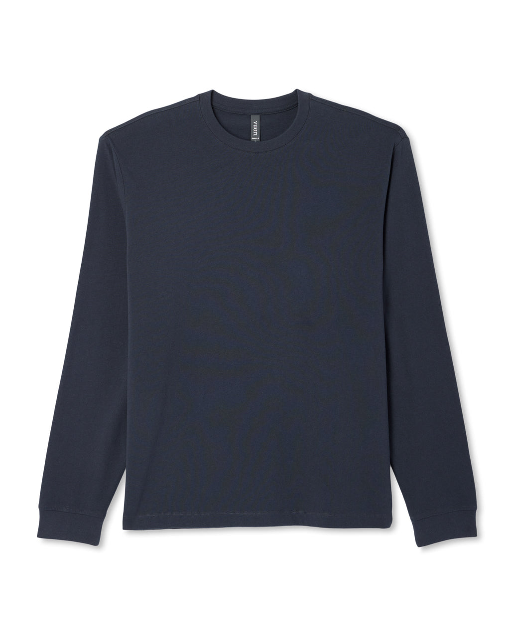 Long Sleeve Vuori Heavyweight Cotton Tee - Relaxed Fit | Navy