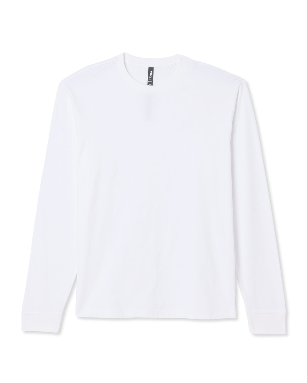 Long Sleeve Vuori Heavyweight Cotton Tee - Relaxed Fit | White