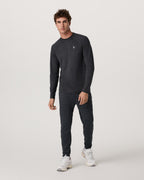 Long Sleeve Ponto Hybrid Baselayer | Charcoal Heather
