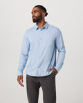 Long Sleeve Knit Oxford Button Down - Classic Fit | Blue Dusk