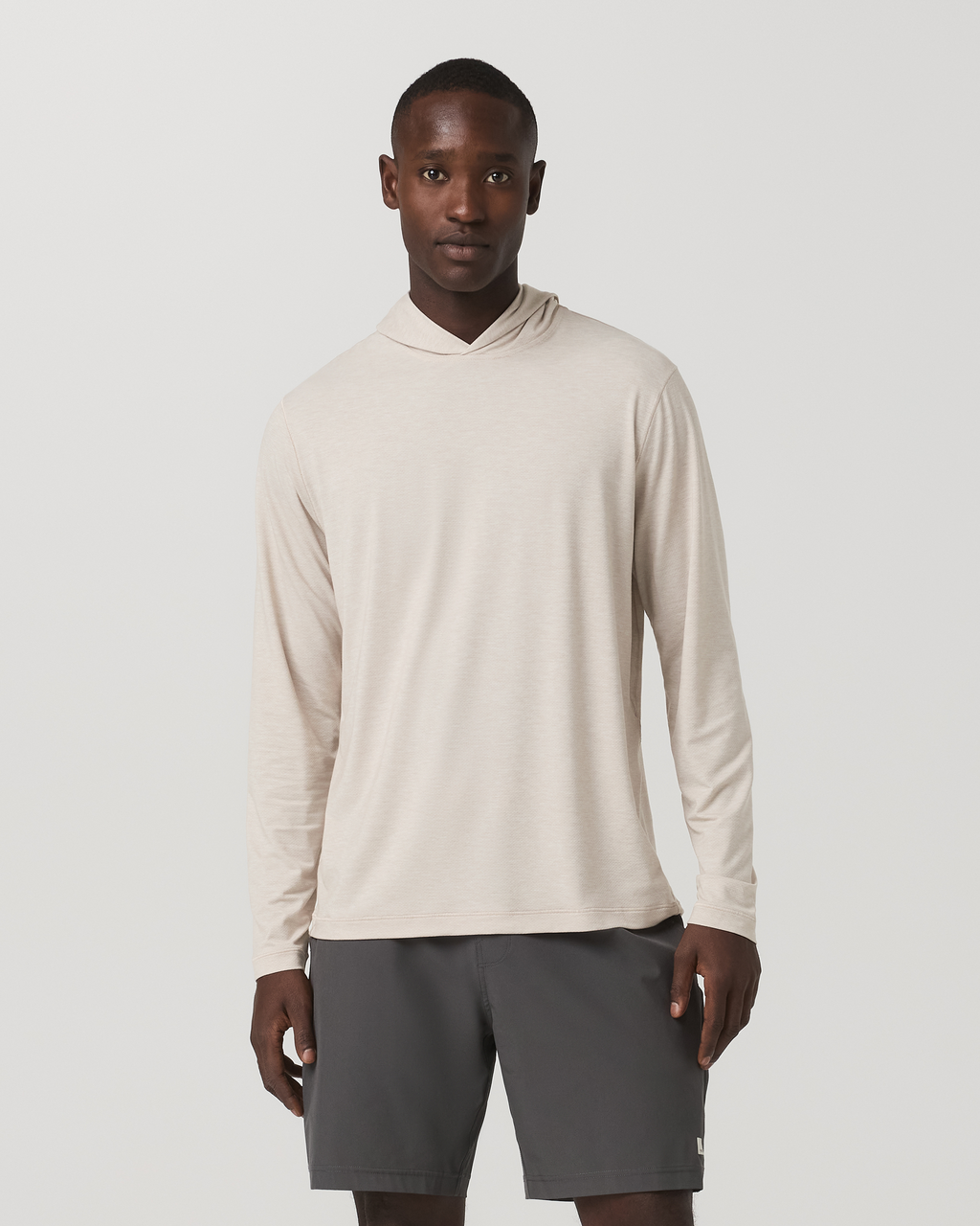 Long Sleeve Everyday Fitness Hoodie | Oatmeal Heather