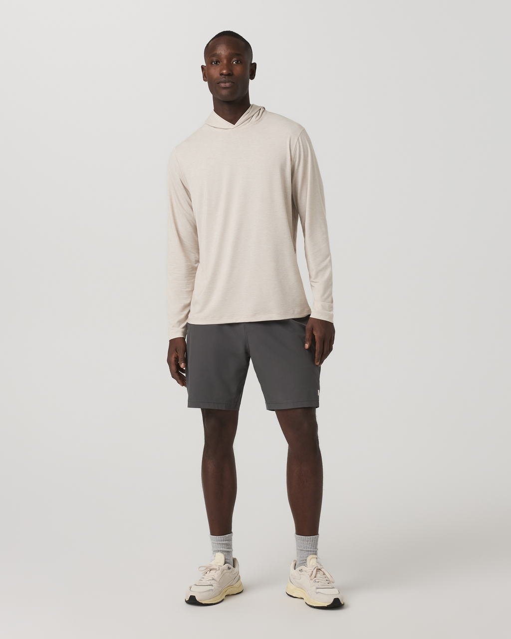 Long Sleeve Everyday Fitness Hoodie | Oatmeal Heather