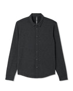 Long Sleeve Ponto Button Down Shirt | Charcoal Heather