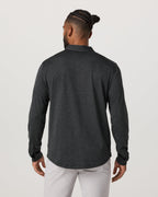 Long Sleeve Ponto Button Down Shirt | Charcoal Heather