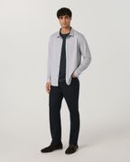 Long Sleeve Ponto Button Down Shirt | Light Heather Grey