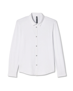 Long Sleeve Ponto Button Down Shirt | White