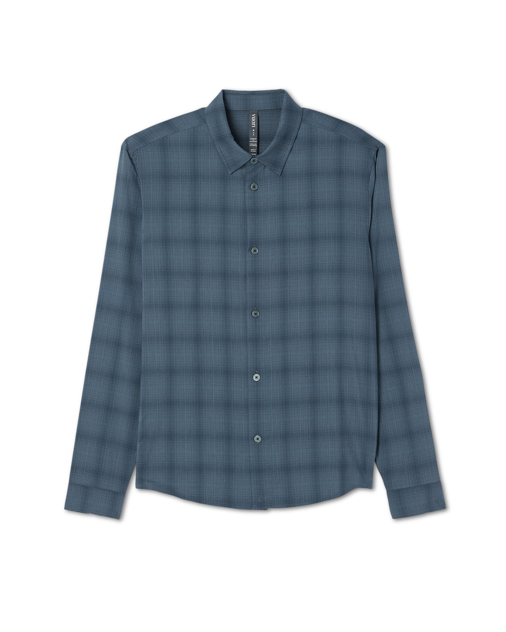 Long Sleeve Plaid Button Down Shirt | Abyss