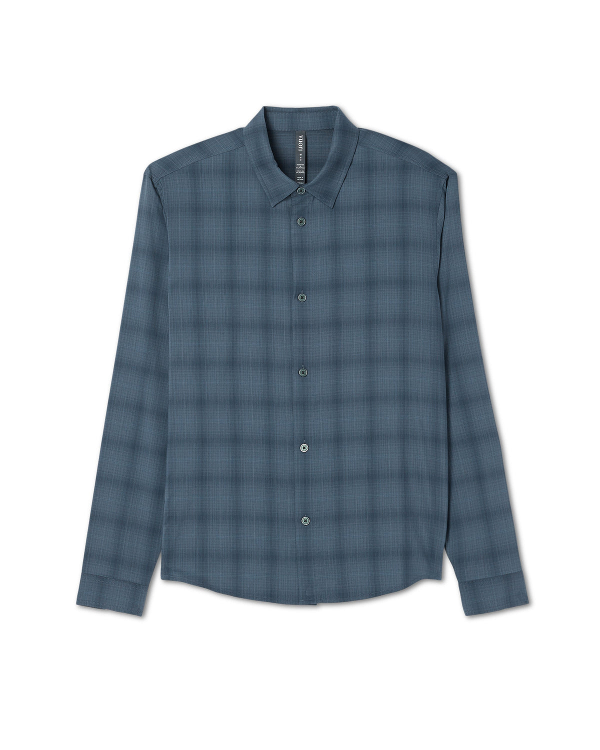 Long Sleeve Plaid Button Down Shirt | Abyss