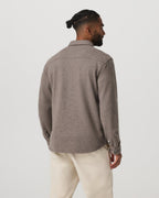Long Sleeve Altitude Wool Button Down - Relaxed Fit | Phantom Grey