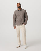 Long Sleeve Altitude Wool Button Down - Relaxed Fit | Phantom Grey