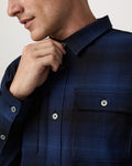 Long Sleeve Flannel Button Down Shirt | Blue Coast