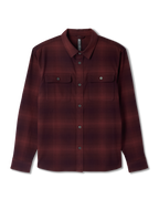 Long Sleeve Flannel Button Down Shirt | Raisin